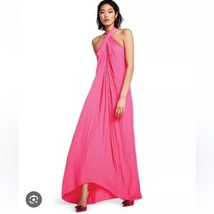 A.L.C. Rio Gathered Halter Maxi Dress